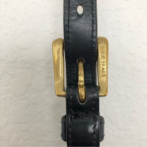 Vintage 90s Dooney and Bourke leather crossbody bag blue - Picture 11 of 12